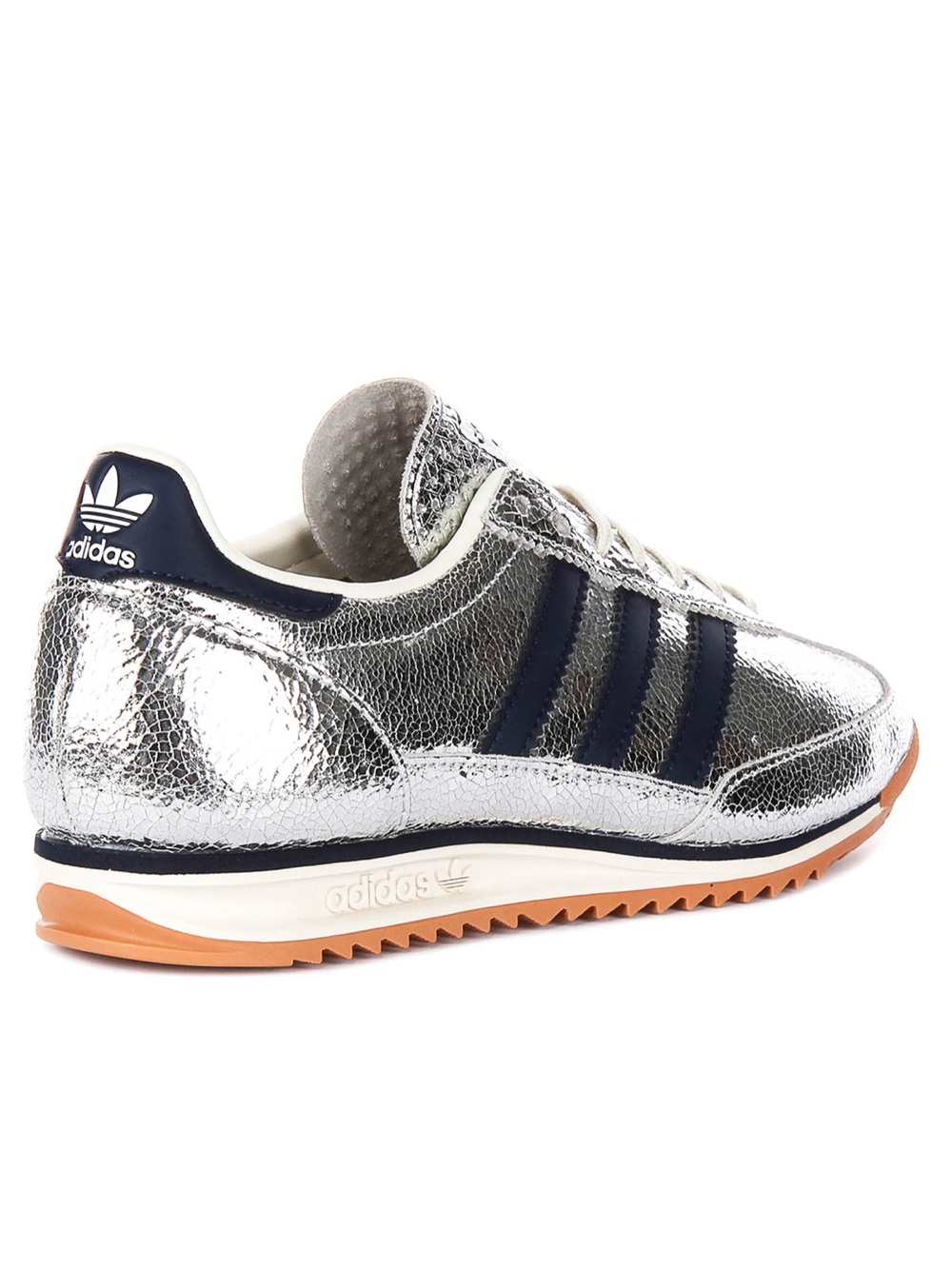 adidas SL 72 OG Silver Metallic Collegiate Navy (Women's) 9 Brand Nee in Box - Picture 2 of 6